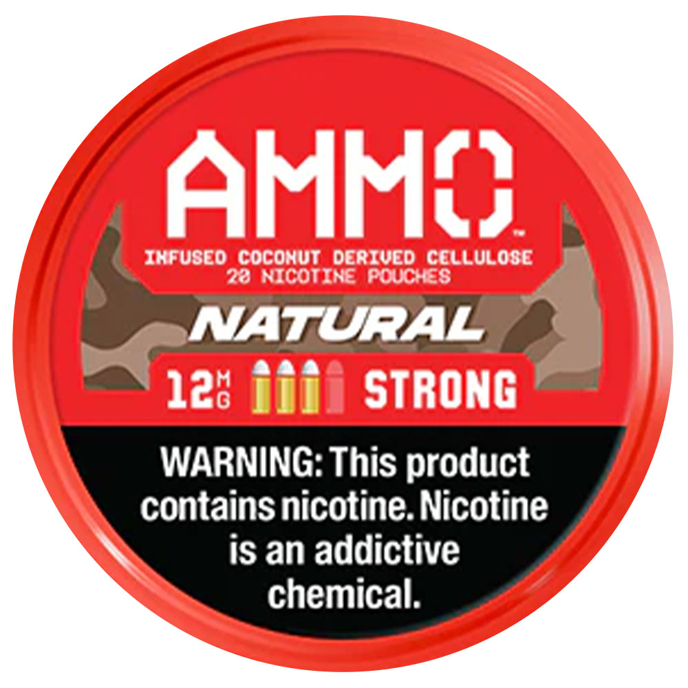AMMO Nicotine Pouches Natural 12mg 5ct