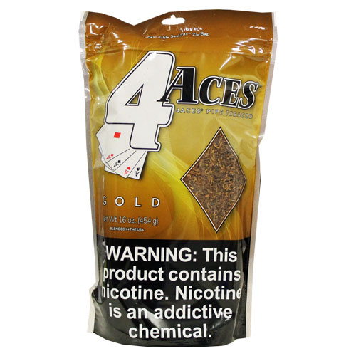 4 Aces Gold 16oz Pipe Tobacco 