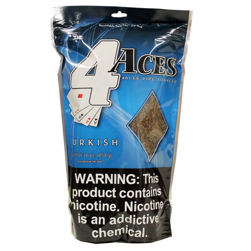 4 Aces Turkish 16oz Pipe Tobacco 