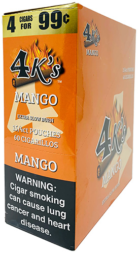 4 Kings Cigarillos Mango 15ct 
