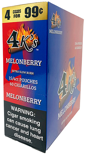 4 Kings Cigarillos Melonberry 15ct 