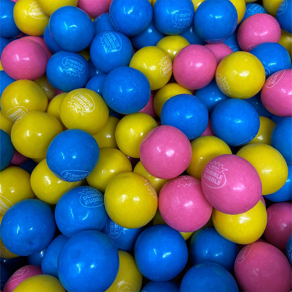 Dubble Bubble 1 Inch Gumballs Cotton Candy 2 lb