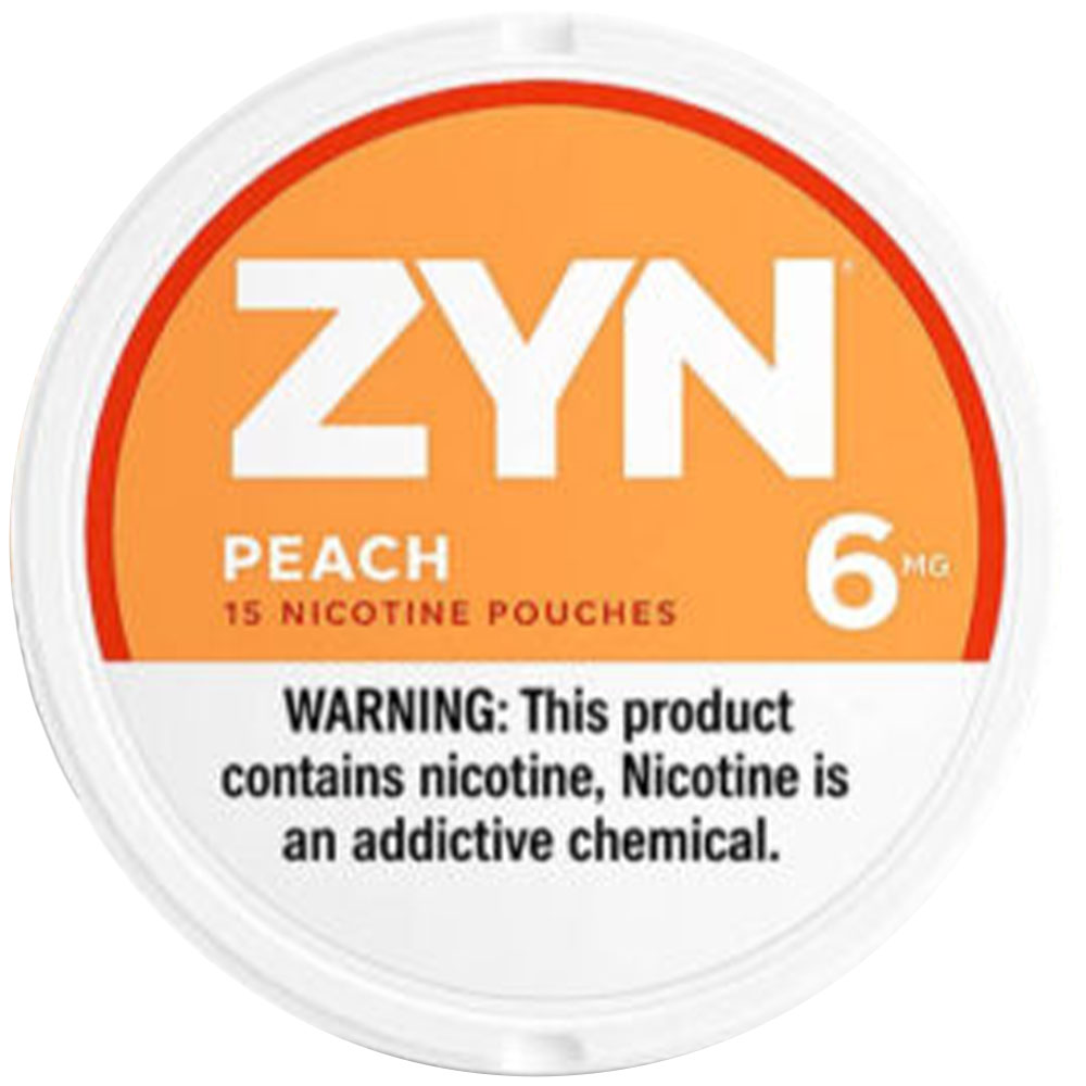ZYN Nicotine Pouches Peach 6mg 5ct