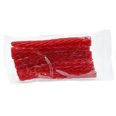 Kennys Jumbo Licorice Twists Red Raspberry 8oz Expires February 26th 2026