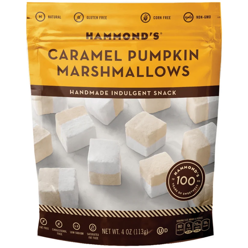 Hammonds Caramel Pumpkin Marshmallows 4oz