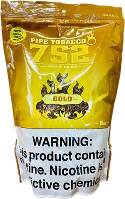 752 Degrees Gold 6oz Pipe Tobacco 