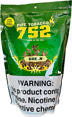 752 Degrees Green 6oz Pipe Tobacco 