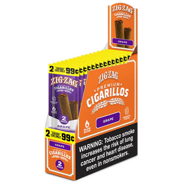 Zig Zag Cigarillos Grape 15 2pks