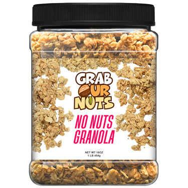 Grab Our Nuts No Nuts Granola 16oz Jar