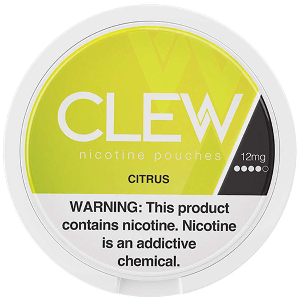 CLEW Nicotine Pouches Citrus 12mg 5ct