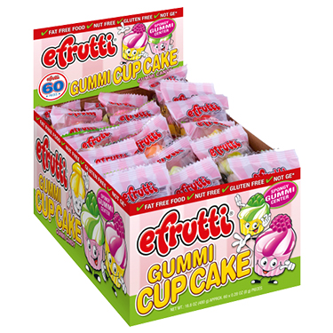 eFrutti Gummi CupCake 60ct Box Expires April 24th 2026