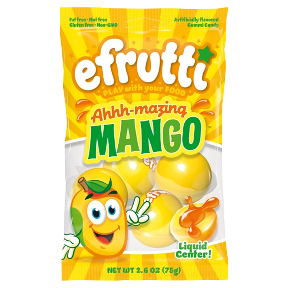 EFrutti 3D Fruit Ahhh-mazing Mango 2.6oz Bag