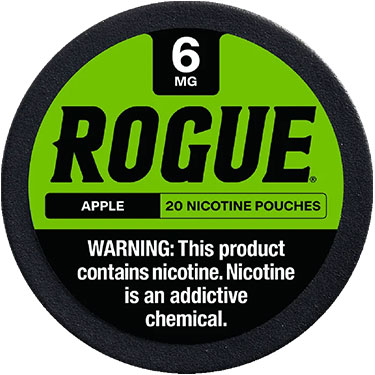 Rogue Nicotine Pouches Apple 6mg 5ct