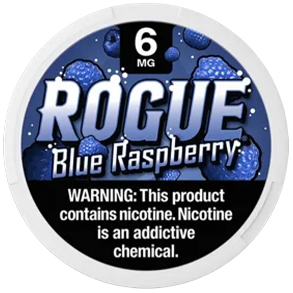 Rogue Nicotine Pouches Blue Raspberry 6mg 5ct