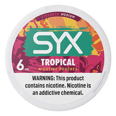 SYX Nicotine Pouches Tropical 6mg 5ct