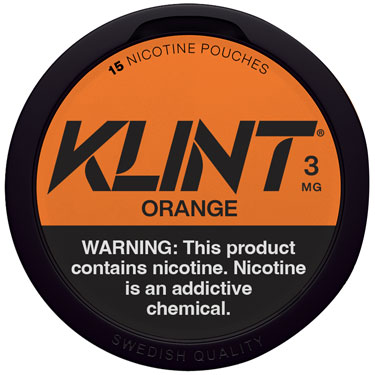KLINT Nicotine Pouches Orange 3mg 5ct