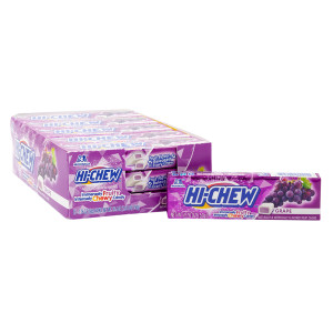 Hi Chew Grape Fruit Chews 15ct Box Expires August 27th 2026