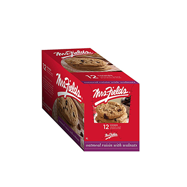 Mrs Fields Oatmeal Raisin Nut Cookies 12ct Box Expires October 20th 2026