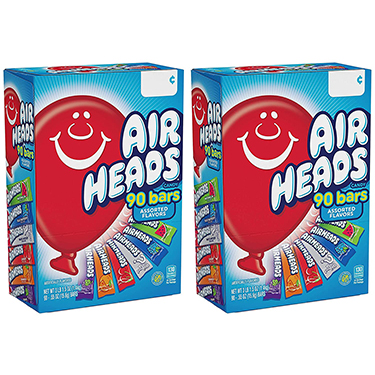 Airheads 90 Bars Assorted 90ct Box 