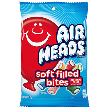 Airheads Soft Filled Bites 6oz Bag 