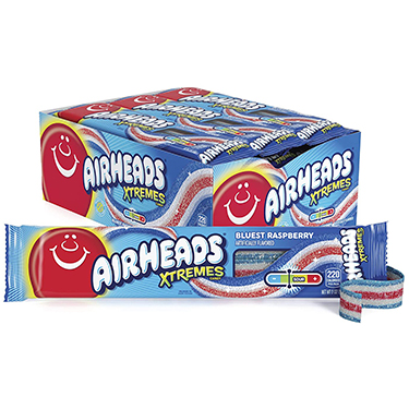 Airheads Xtremes Belts Bluest Raspberry 18ct Box 