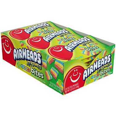 Airheads Xtremes Bites Rainbow Berry 18ct Box 