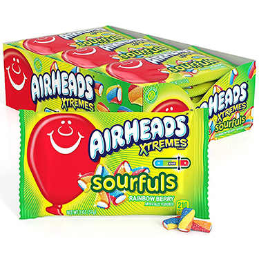 Airheads Xtremes Sourfuls 18ct Box 