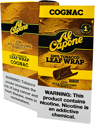 Al Capone Leaf Wrap Cognac 12ct 