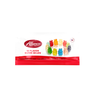 Albanese 12 Flavor Gummy Bears 2oz 12ct Box 