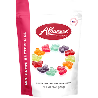 Albanese Mini Gummi Butterflies 9oz Bag 