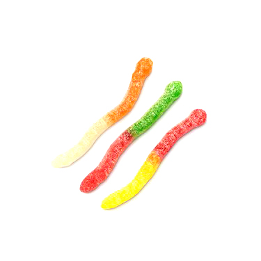 Albanese Large Sour Gummi Worms 1lb 