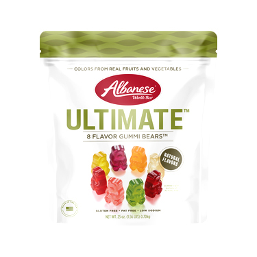 Albanese Ultimate 8 Flavor Gummi Bears 25oz Bag 