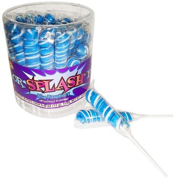 Alberts Color Splash Pops Royal Blue Raspberry 30ct Tub 