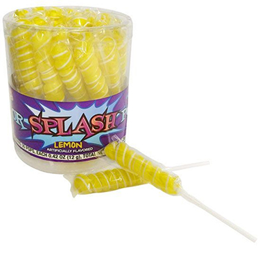 Alberts Color Splash Pops Sunshine Yellow Lemon 30ct Tub 