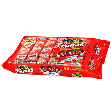 Alberts Frunas Fruit Chews Cherry 48ct 