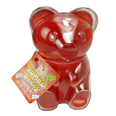 Alberts Giant Gummy Bear Cherry 12oz 