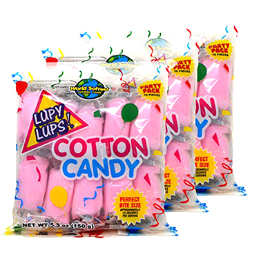 Alberts Cotton Candy Pink Strawberry 5.3oz Bag 