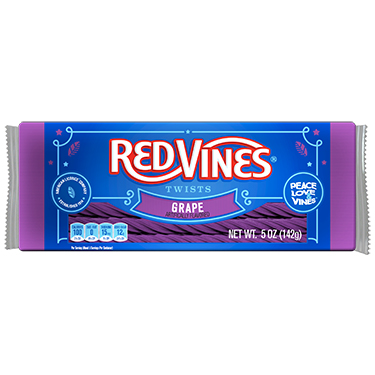 American Licorice Red Vines Grape 5oz Tray 