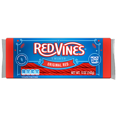 American Licorice Red Vines Original Red 5oz Tray 