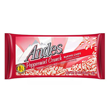 Andes Peppermint Crunch Baking Chips 10oz Bag 