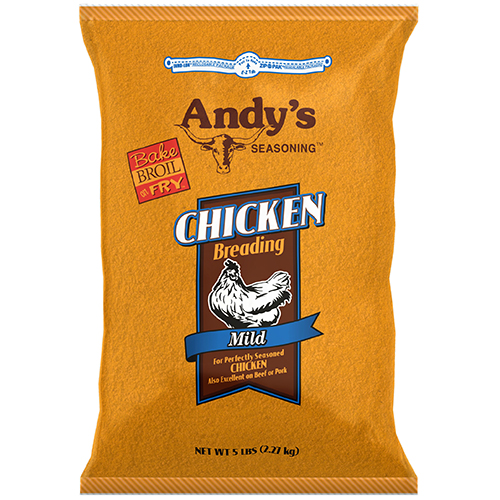 Andys Seasoning Mild Chicken Breading 5lb Bag 