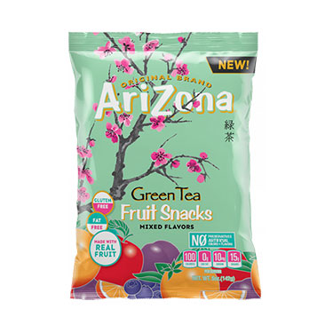 Arizona Fruit Snacks Green Tea 5oz Bag 