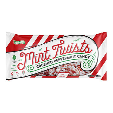 Atkinson Crushed Red and White Mint Twists for Baking 8oz 