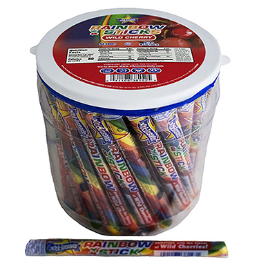 Atkinsons Rainbow Sticks 52ct Jar 