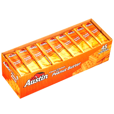 Austin Peanut Butter Cheese Crackers 45ct 