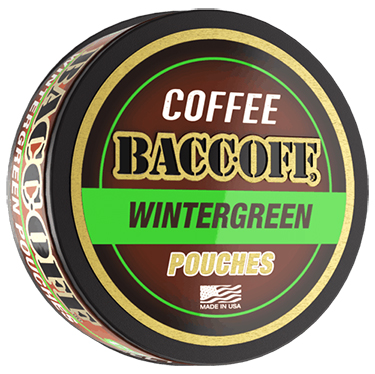 BaccOff Coffee Pouches Wintergreen 12ct Roll 