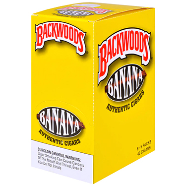 Backwoods Cigars Banana 8 Packs of 5 