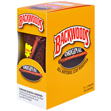 Backwoods Cigars Original 10 Packs of 3 