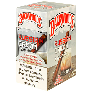 Backwoods Cigars Russian Cream 8 Packs of 5 