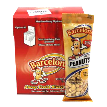 Barcelona Salted Peanuts 1.5oz 12ct Box 